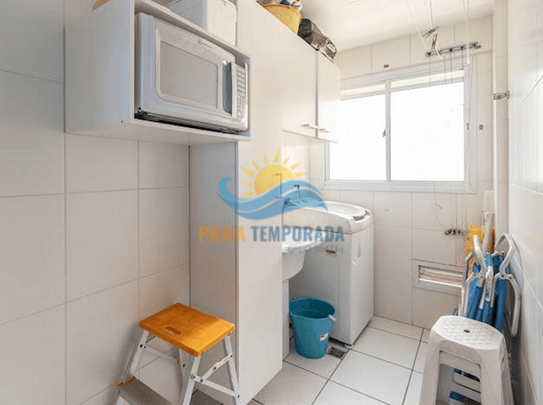 G123 - Excelente Apto c/ 2 Dorm frente ao mar| Sendo 1 Suíte